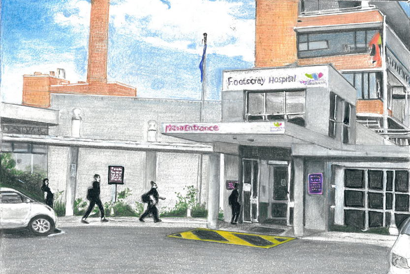 Line drawing of Footscray